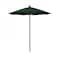 California Umbrella 7.5' Black Aluminum Market Patio Umbrella, Sunbrella Forest Green 194061334461 - alternate 1